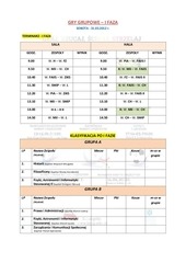 Page 2, Plan gier KOSZYKÓWKA MÄ˜Å»CZYZNI I KOBIETY 2012