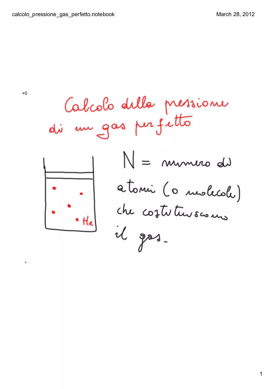 Page 1 of 21, Calcolo pressione gas perfetto