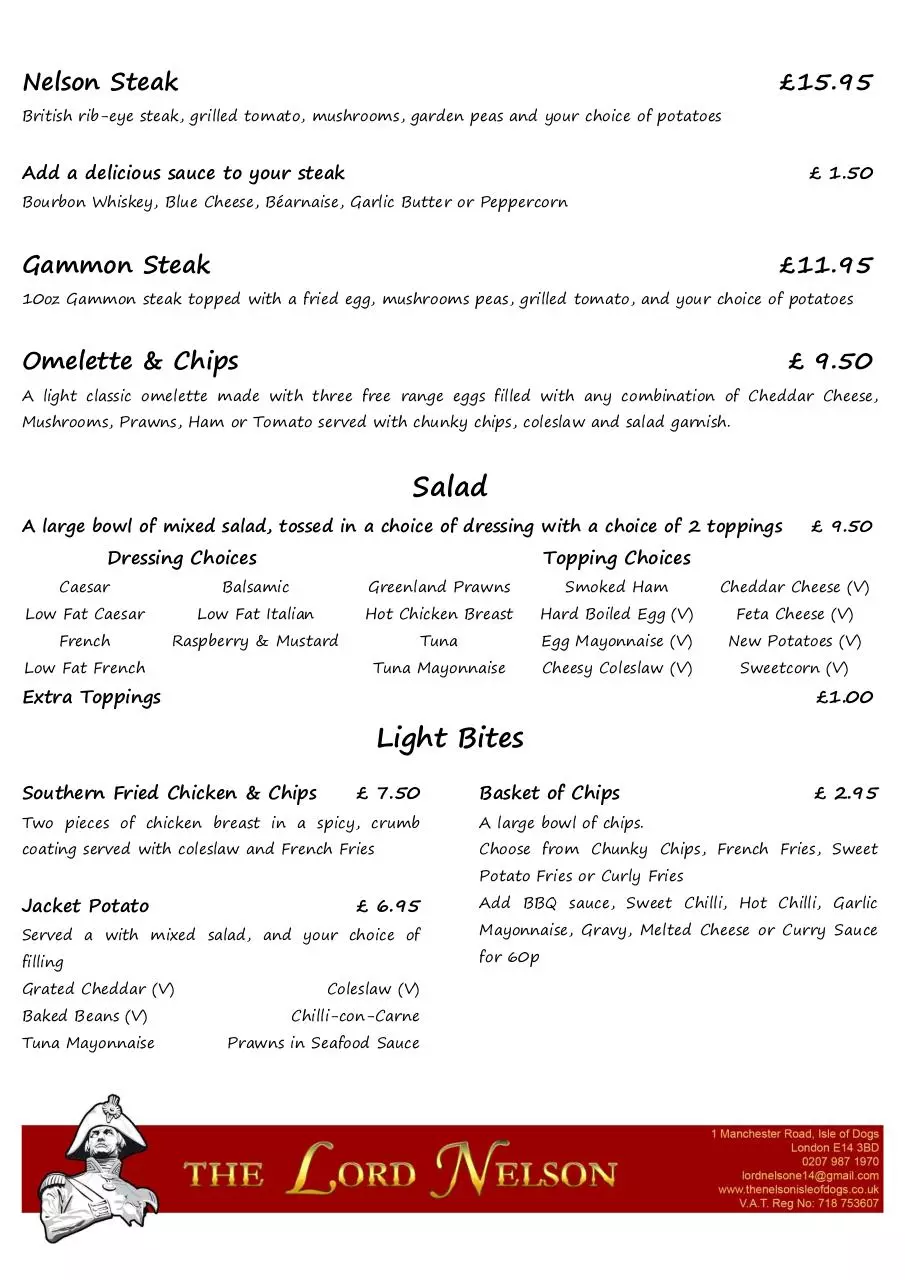 Page 2 of 3, 0 Evening Menu web