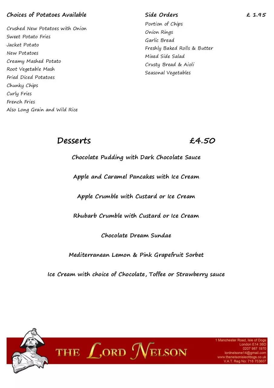 Page 3 of 3, 0 Evening Menu web