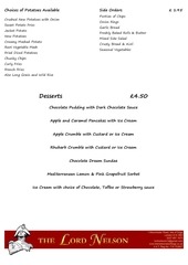 Page 3, 0 Evening Menu web