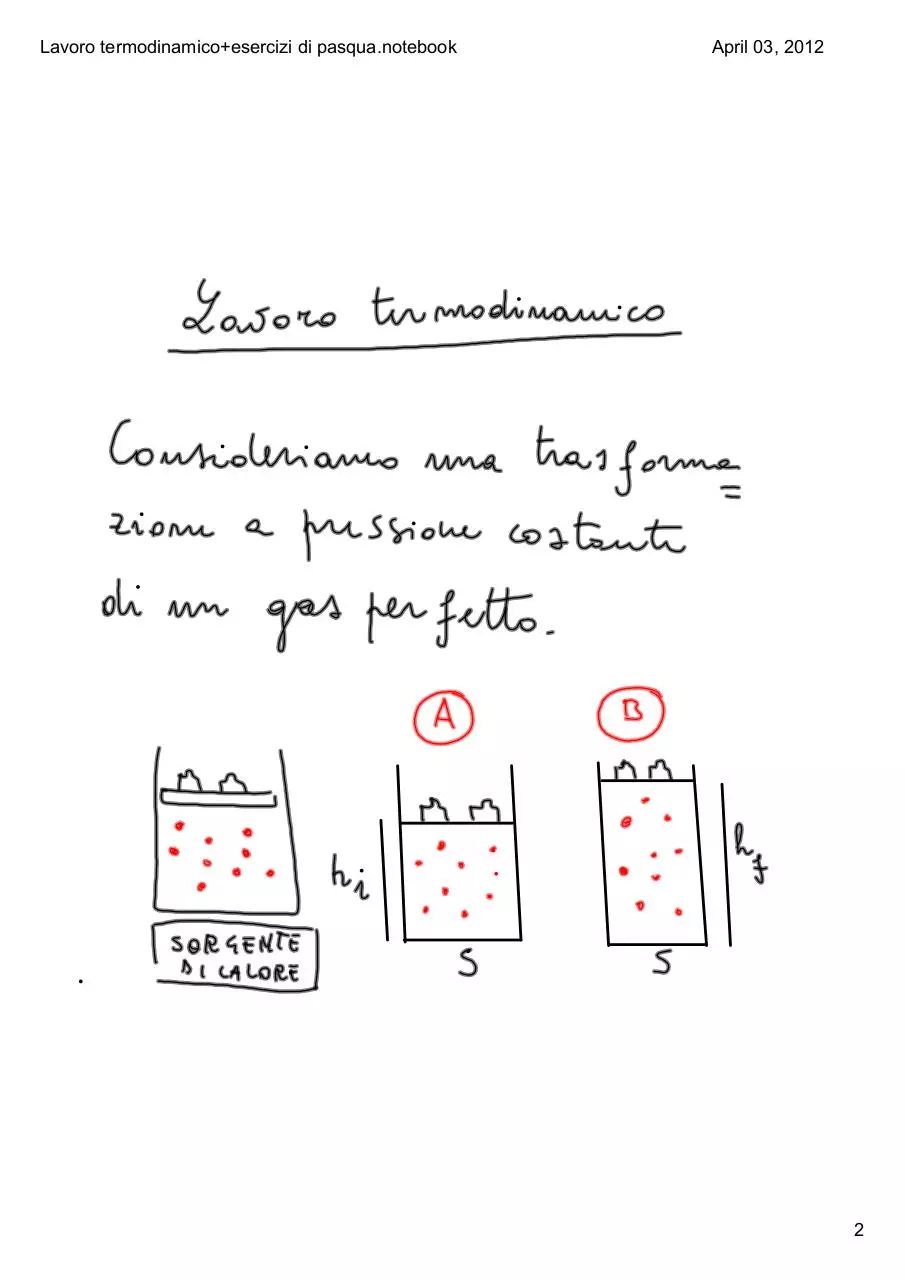 Page 2 of 11, Lavoro termodinamico+ esercizi