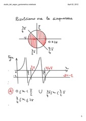 Page 5, Studio del segno goniometrico