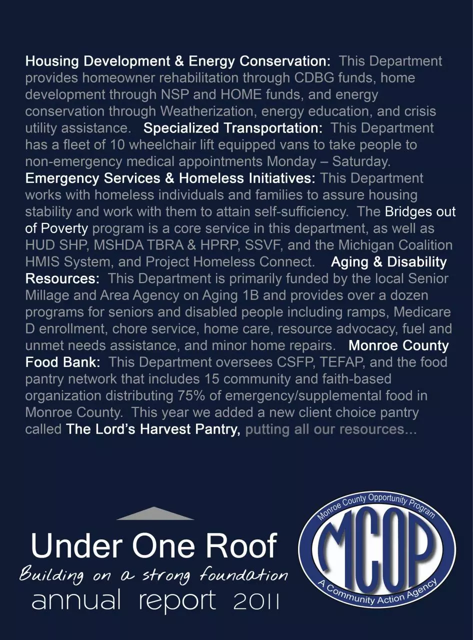 Page 1 of 8, MCOP AR 2011