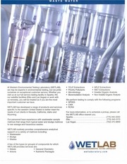 Page 1, WETLAB Wastewater