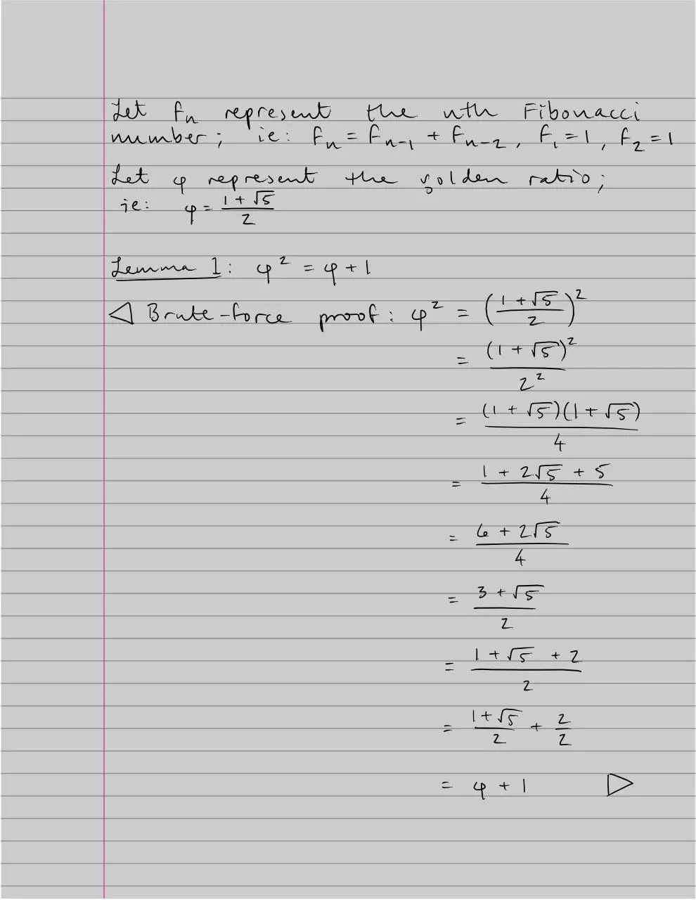 Page 1 of 8, Phibonacci Final