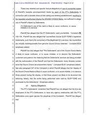 Page 4, Sound Choice's Response to PT's Motion to Dismiss