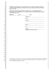 Page 2, GENERIC MOTION TO DISMISS