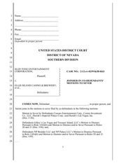 Page 1, GENERIC MOTION TO SEVER