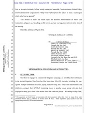 Page 3, Hot Shots' Motion to Dismiss