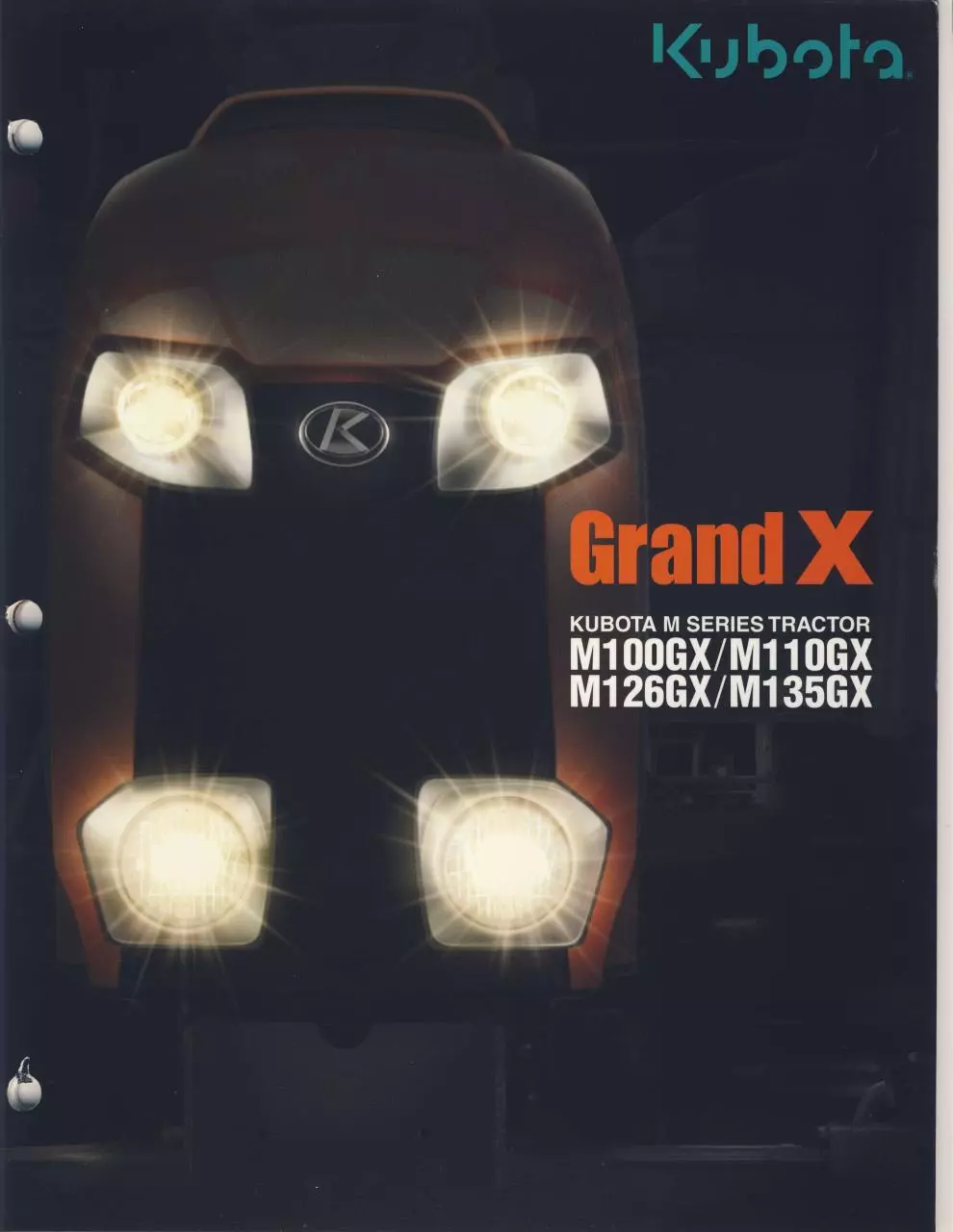 Page 1 of 28, Kubota New Tier Euro IV M Grand X Brochure