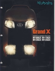 Page 1, Kubota New Tier Euro IV M Grand X Brochure