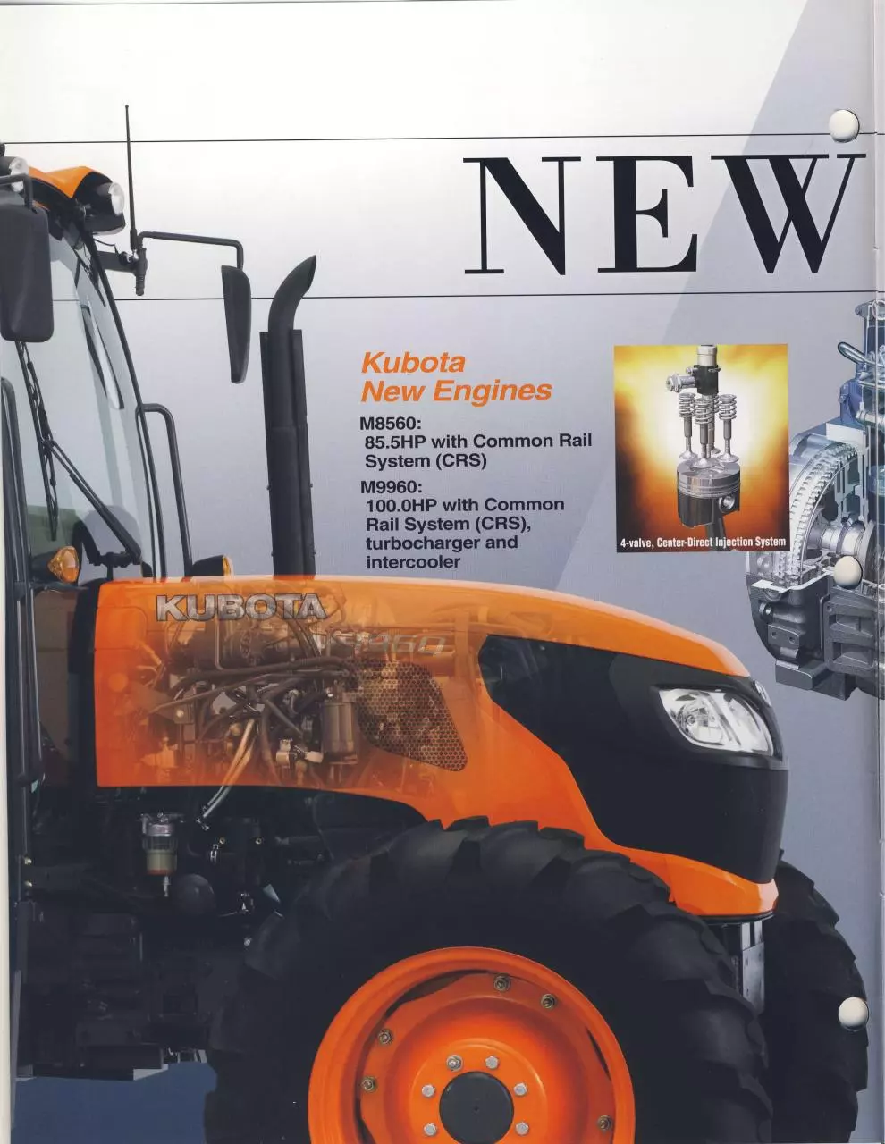 Page 4 of 16, Kubota New Tier Euro IV M60 Series M 8560 and M 9960 Brochure