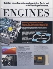 Page 5, Kubota New Tier Euro IV M60 Series M 8560 and M 9960 Brochure