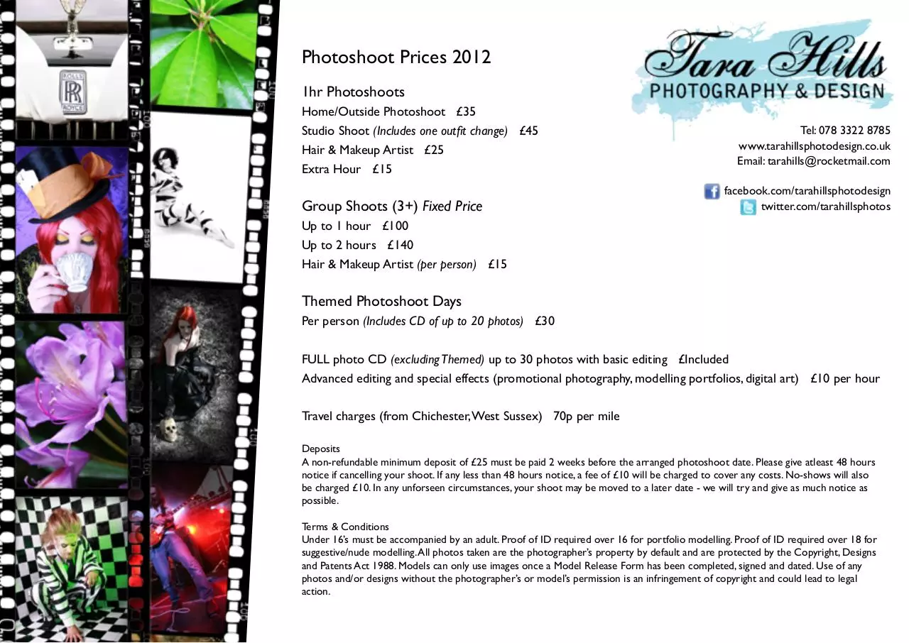 Page 1 of 1, Price List 2012