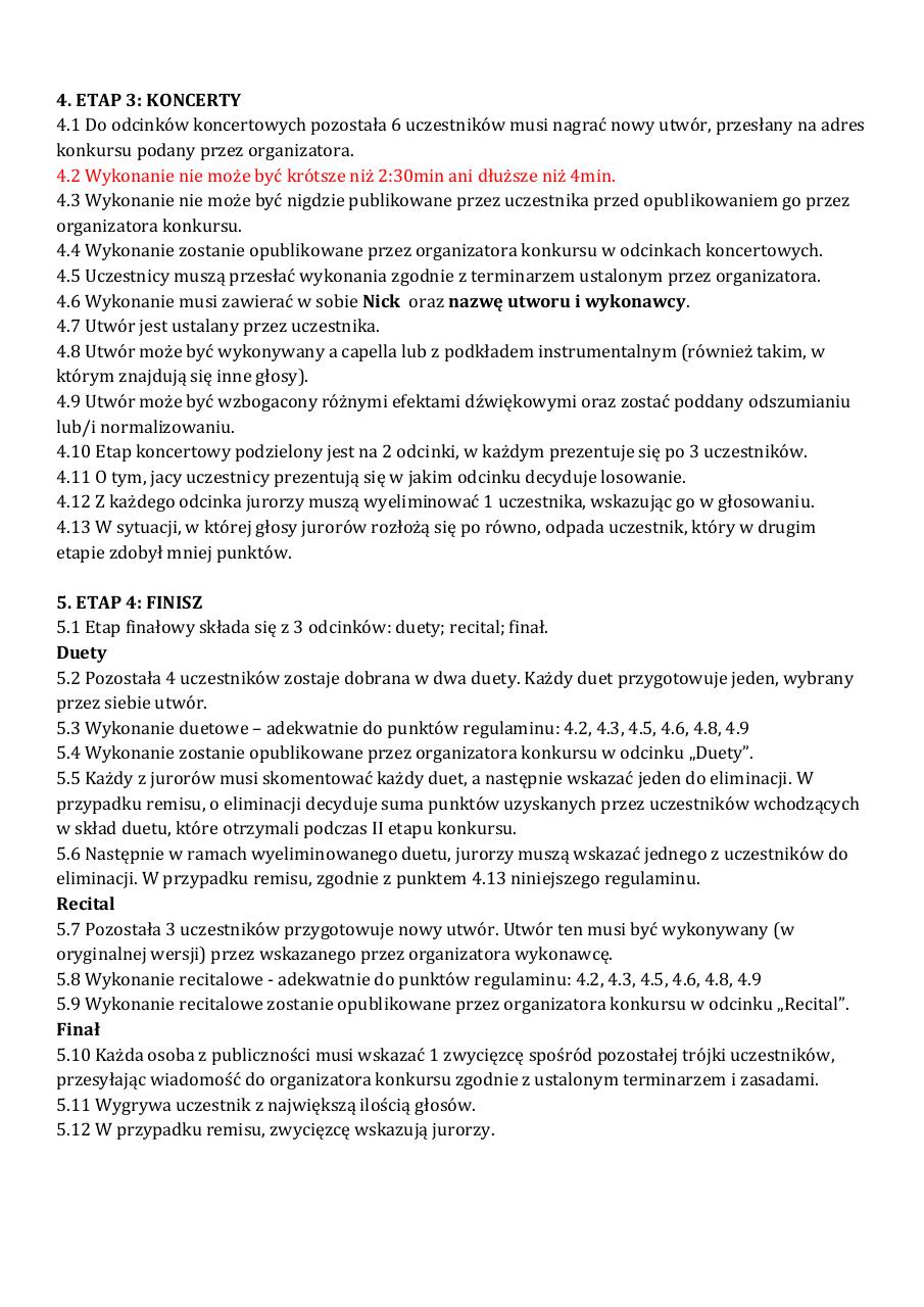 Document preview REGULAMIN KONKURSU KARAOKE.pdf - page 2/3