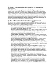 Page 5, How to Choose a Martial Arts School