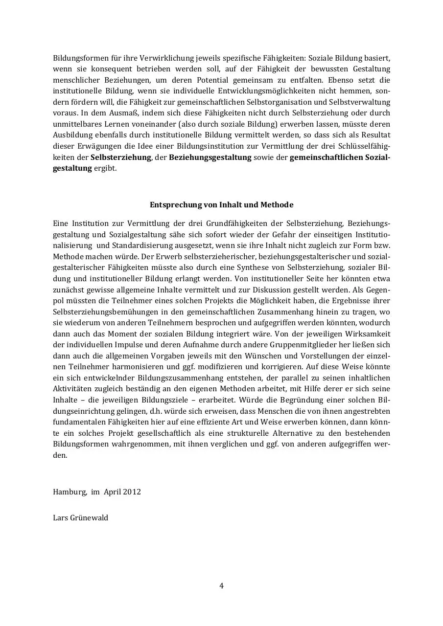 Page 4 of 4, Bildung, Selbstverwirklichung und Sozialgestaltung