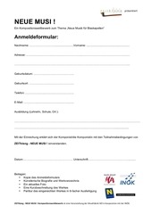 Page 4, Kompositionswettbewerb Blasmusik Ausschreibung