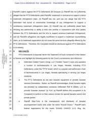 Page 4, PT's Reply to Response to PT's Motion to Dismiss