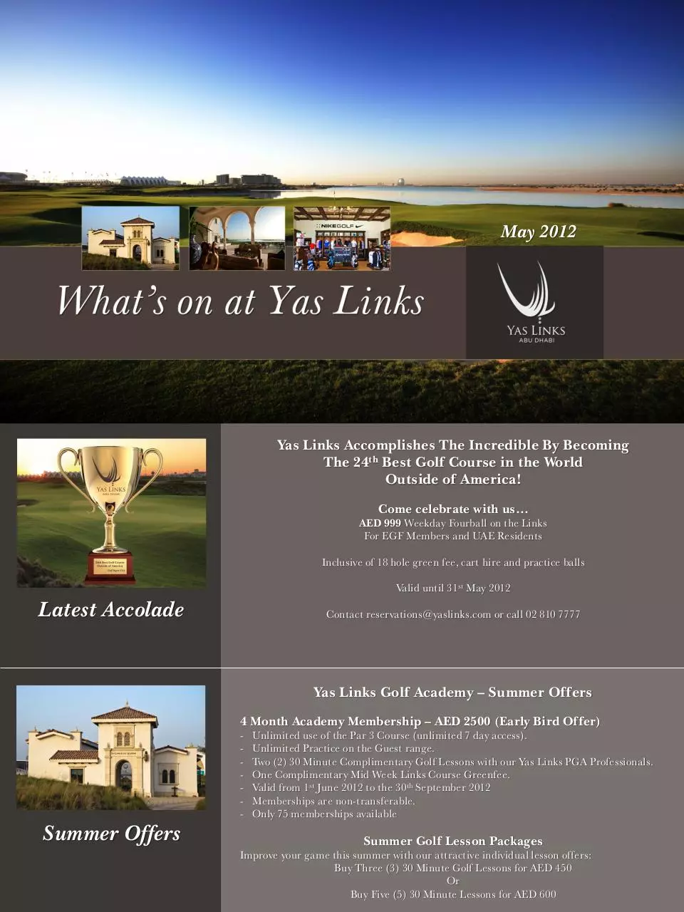 Page 1 of 8, May 2012 Newsletter