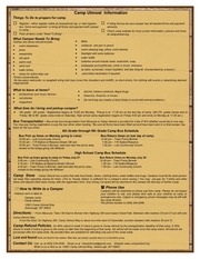 Page 2, 2012 Summer Brochure