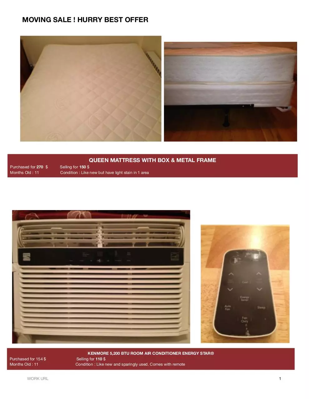 Page 1 of 3, Selling Furnitures PDF