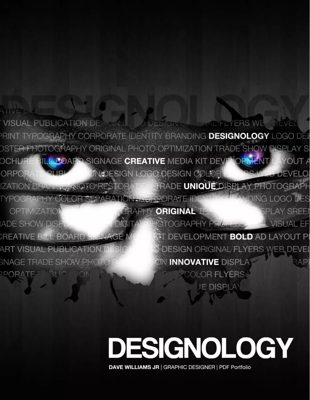 Page 1 of 8, DAVE WILLIAMS 2012 PORTFOLIO
