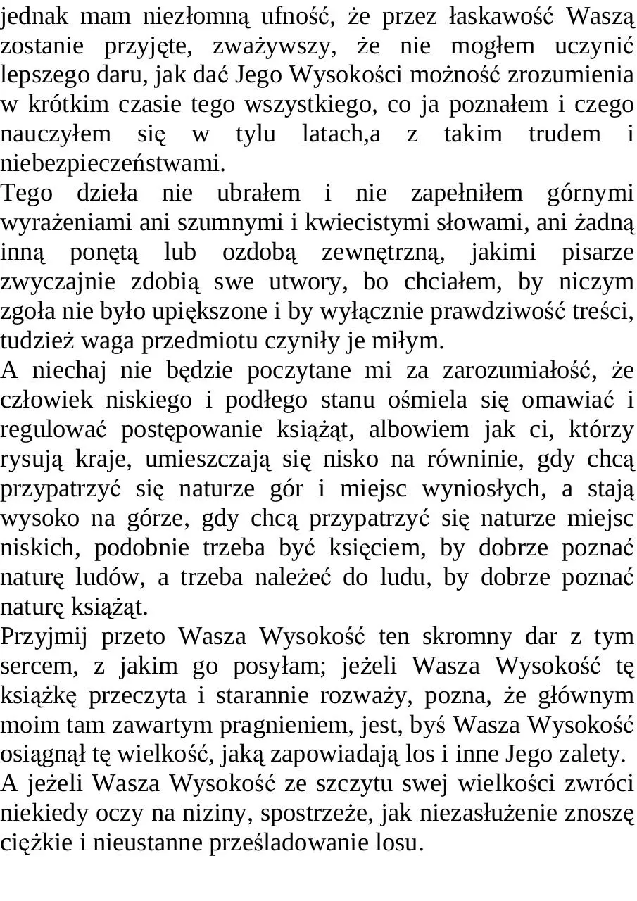 Page 2 of 109, Machiavelli Ksiaze