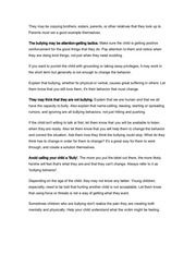 Page 2, Report 1 What to Do if Your Child is Accused of Being a Bully