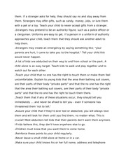 Page 2, Report 6 What Parents Can Do To Keep Children Safe