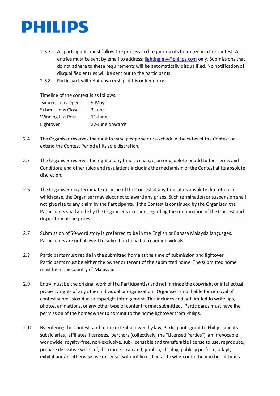 Page 2 of 6, LightoverContest T&C