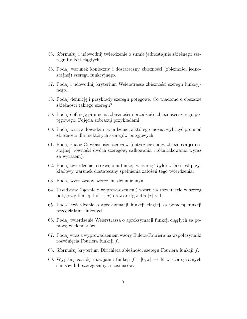 Page 5 of 5, pytania egzaminacyjne