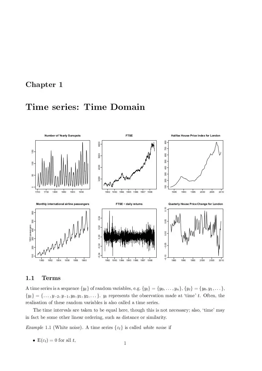 Page 2 of 9, Time Series 1 Time Domain