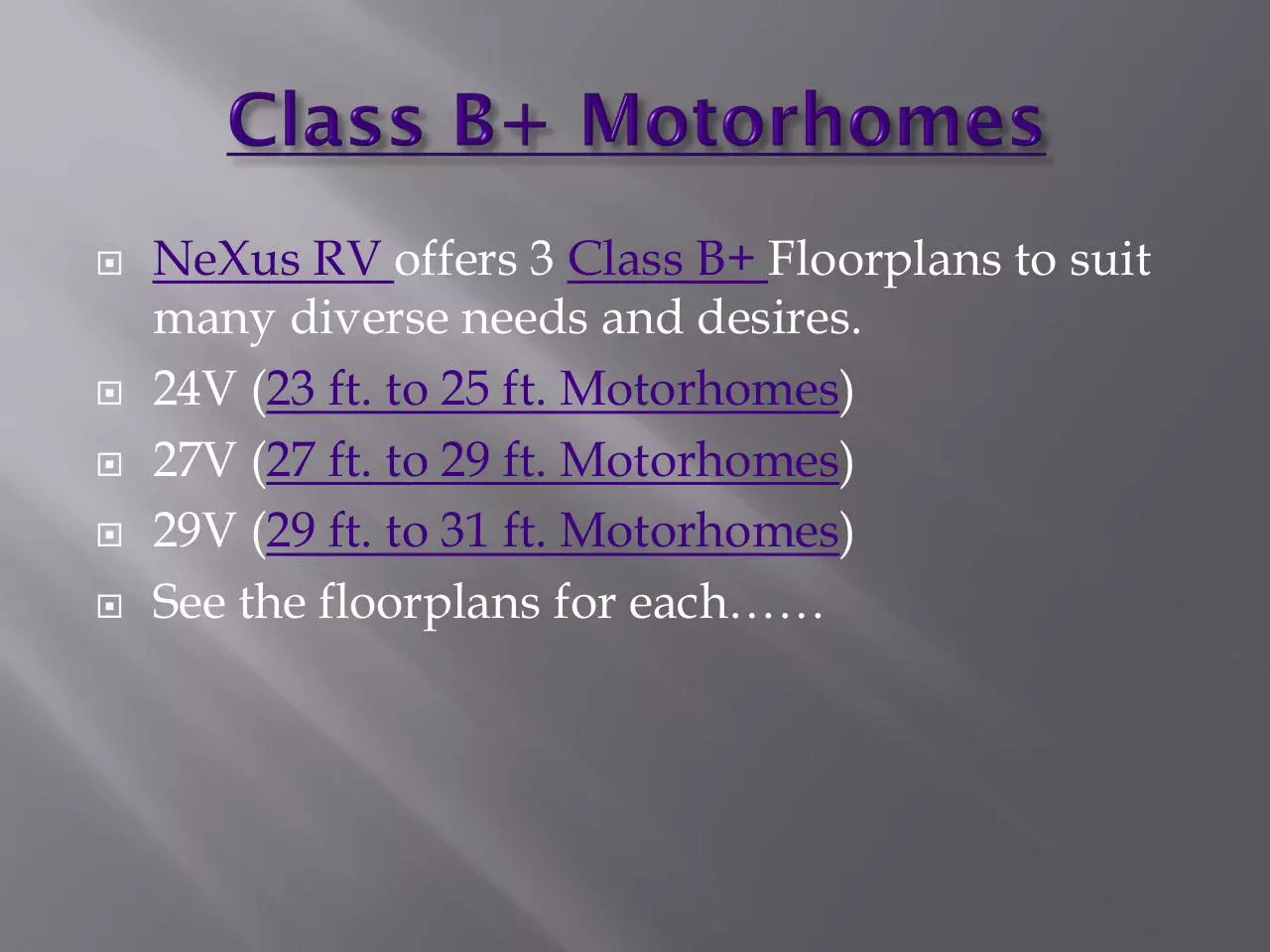 Page 5 of 14, ClassBMotorhomesPresentation