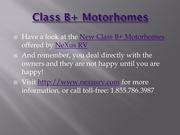 Page 4, ClassBMotorhomesPresentation