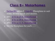 Page 5, ClassBMotorhomesPresentation