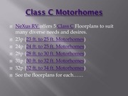 Page 5, ClassCMotorhomesPresentation