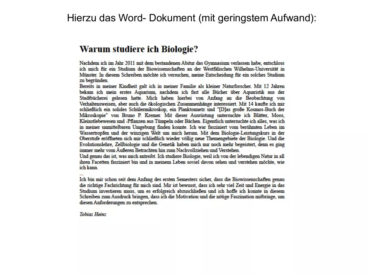 Page 5 of 39, Latex Eine wirklich kurze Einführung Tobias Heinz