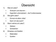 Page 2, Latex Eine wirklich kurze Einführung Tobias Heinz