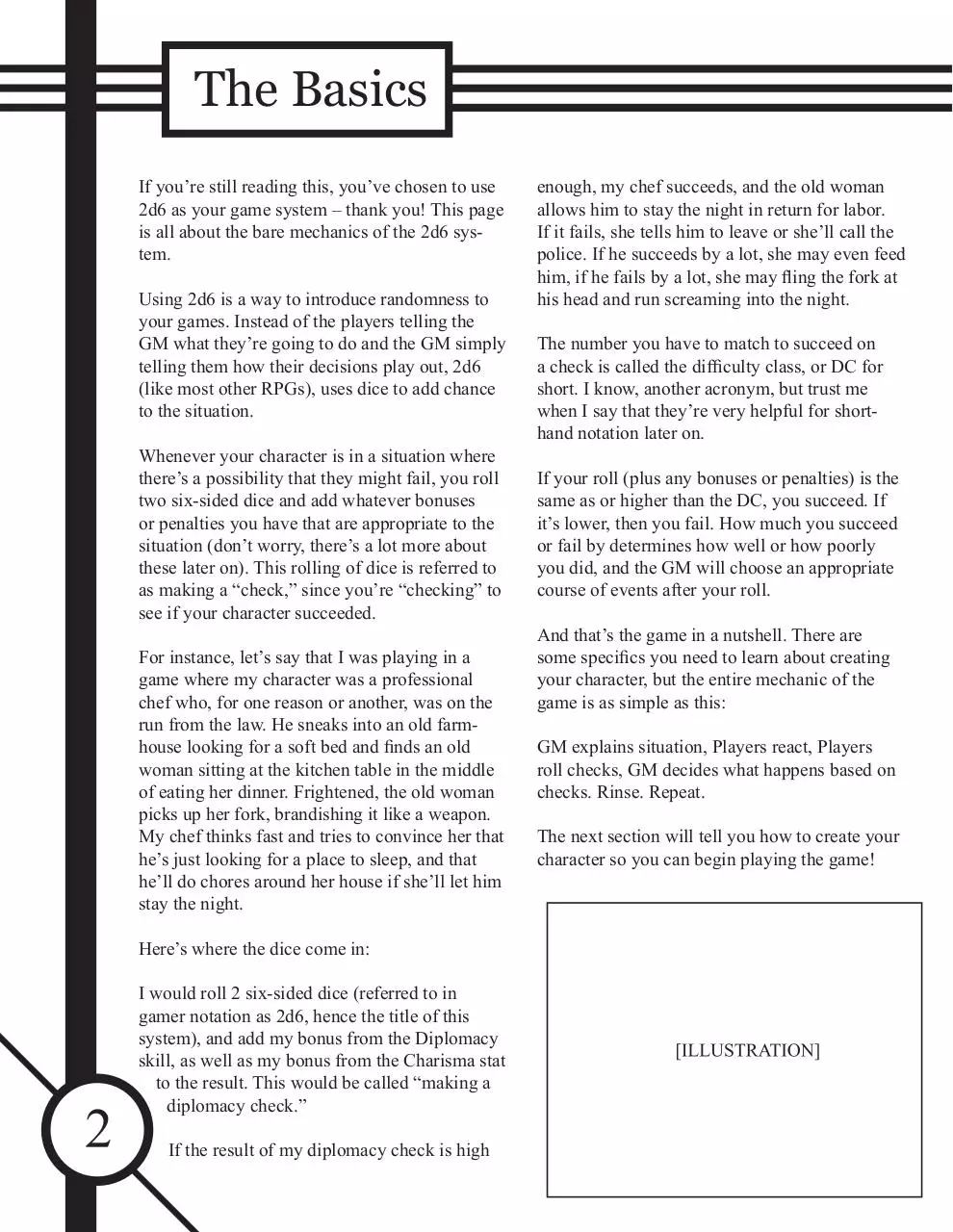 Page 4 of 31, 2d6 Core Rules Full Release