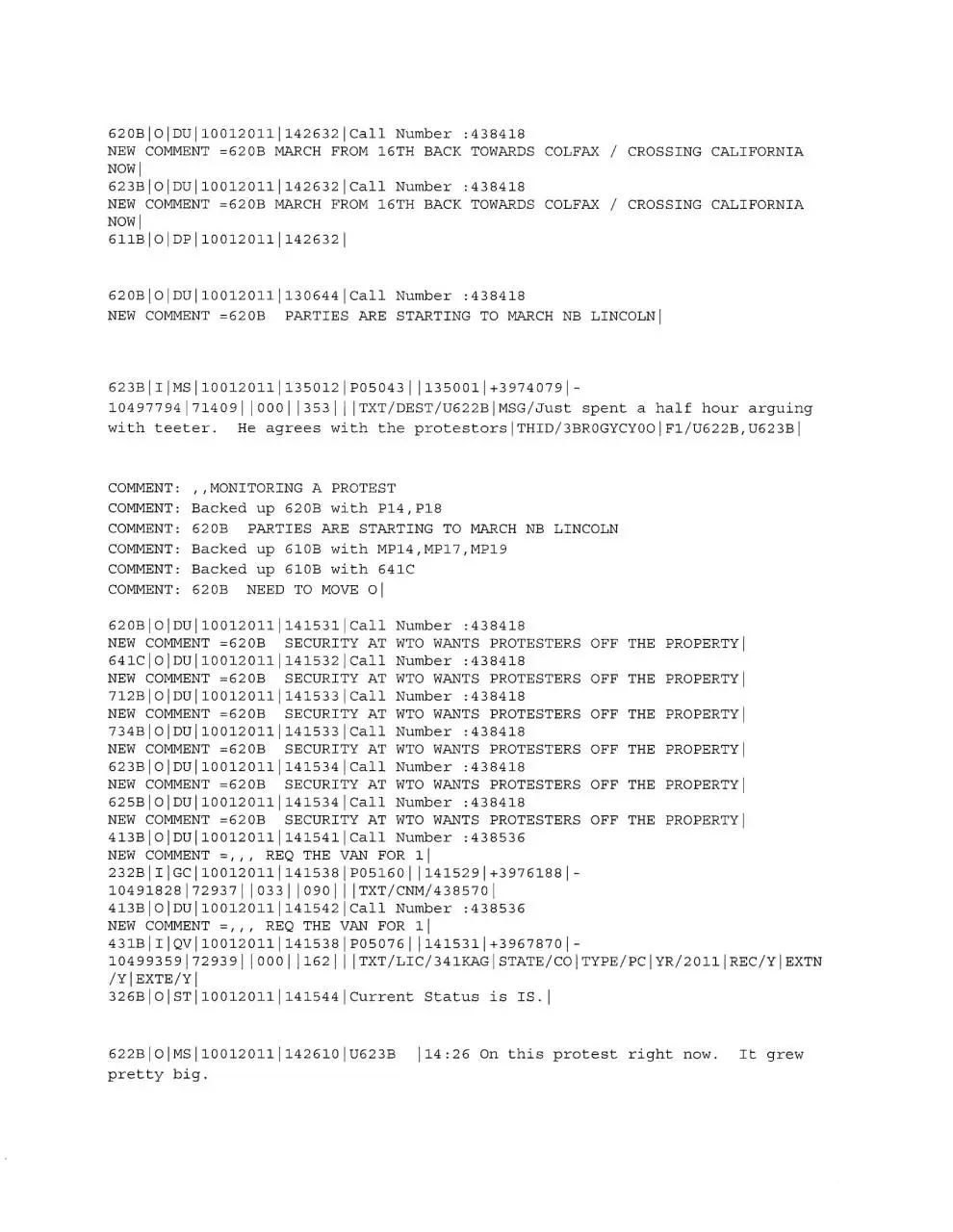 Page 2 of 31, 20111207 124712 DPD Car to Car text messages