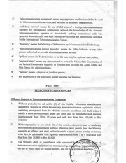 Page 2, Ethiopia draft Proclamation of Telecom Fraud Offences
