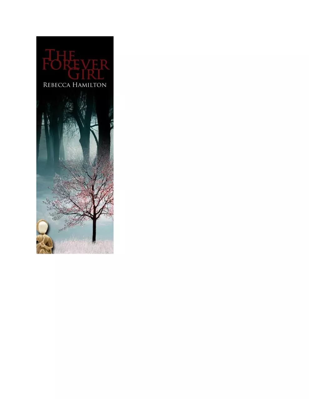 Page 1 of 1, The Forever Girl Bookmark