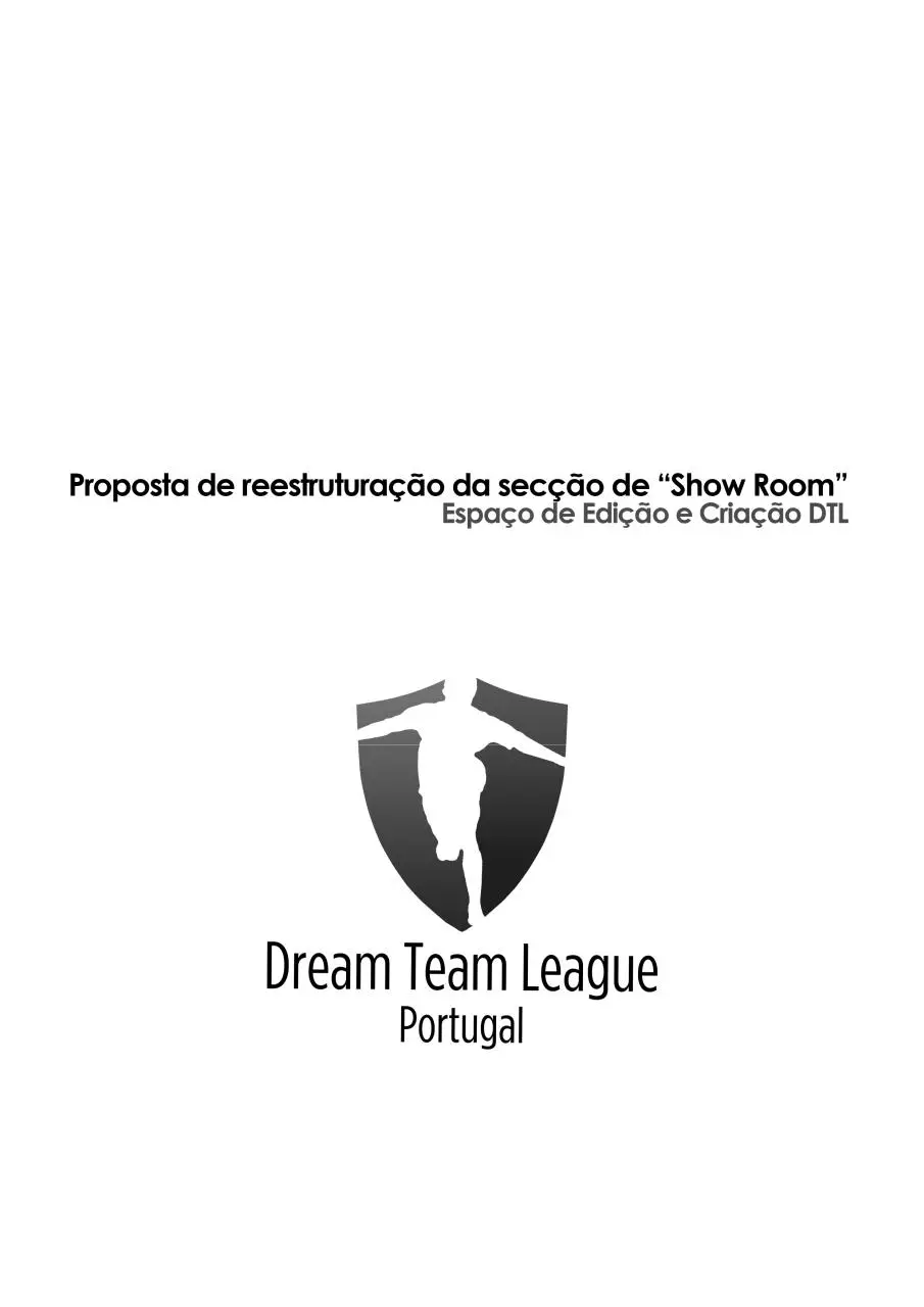 Page 1 of 5, Proposta de reestruturação do Show Room