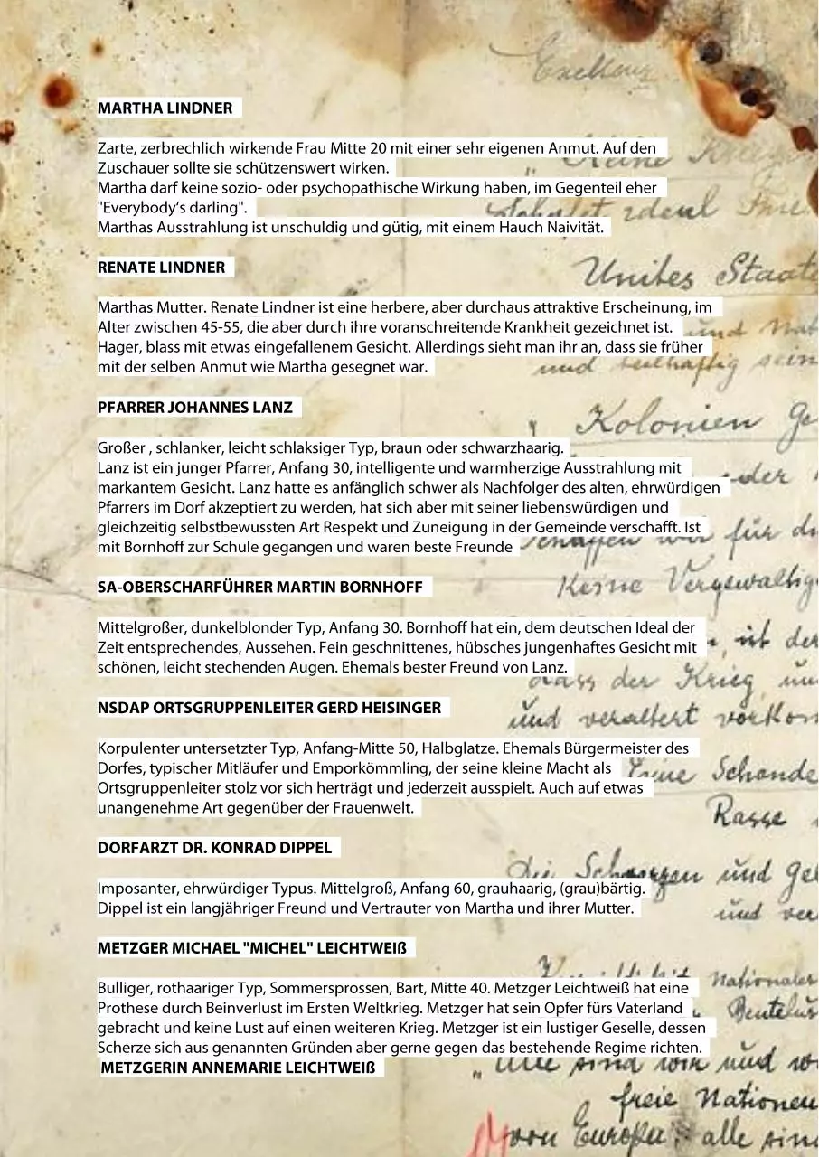 Page 2 of 4, Liebesbrief an Hitler Rollenbeschreibungen