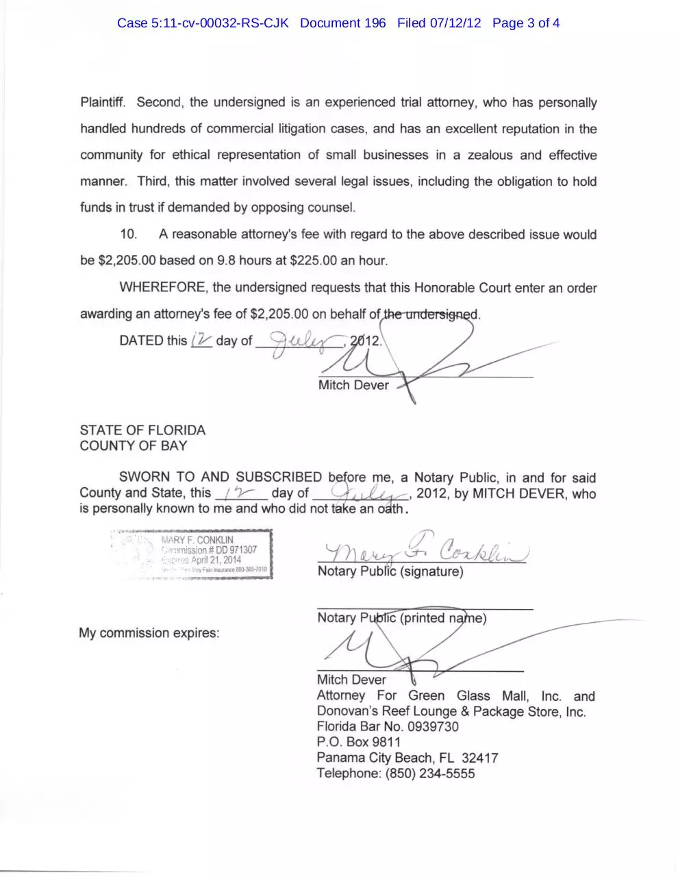 Page 3 of 4, Panama 196 motion for fees