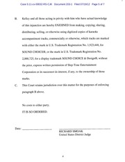 Page 5, Panama 203.1 Consent Judgment Shawn P. Kelley