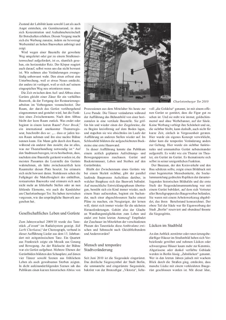 Page 2 of 4, Gerueste mehr als Zwischenraeume