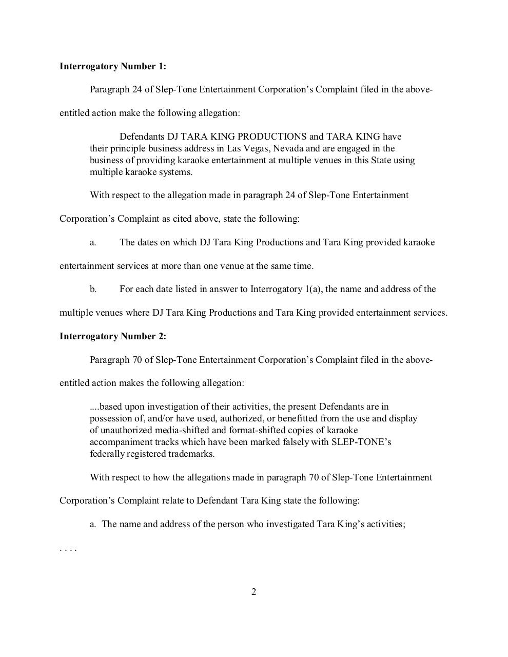 Tera King Interrogatories.FINAL.pdf - page 2/8